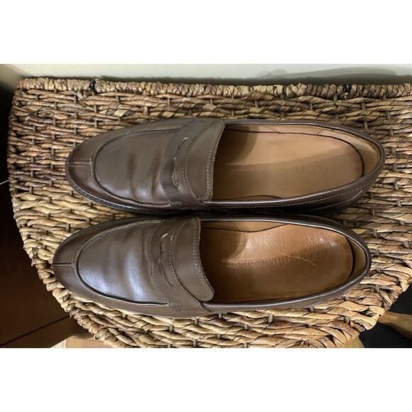 Allen Edmonds Men's Denali Brown Penny Loafers size 10 Barely Used Old Money - Picture 6 of 10